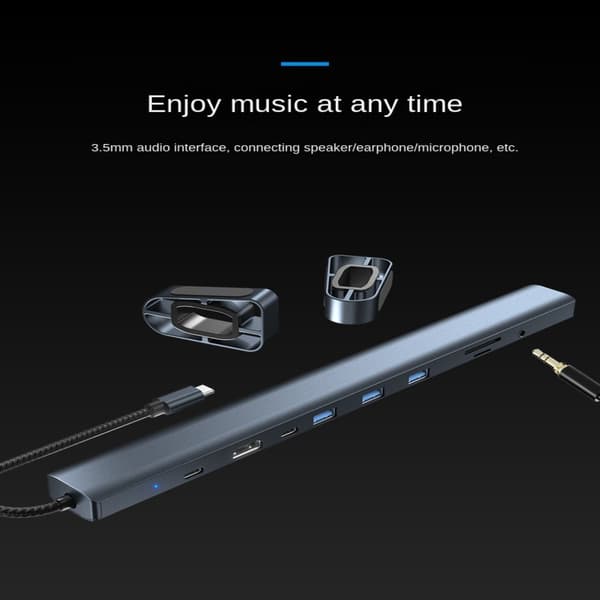 USB HUB Type-C dockningsstation 4K HDMI-kompatibel