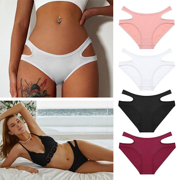 Dametruser Bomullstruser PINK&WINE RED L2 L2 Pink&Wine Red L2-L2