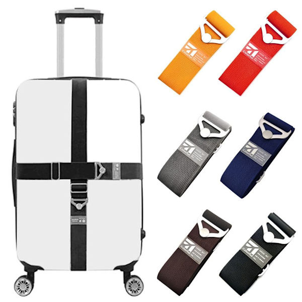Bagagespænde Strap Bagage Strap Bundle Bælte KAFFE Coffee