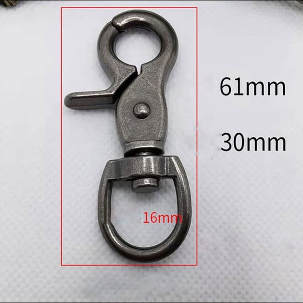 2stk Metal Snap Hook Trekkspenner BRONSE Bronze