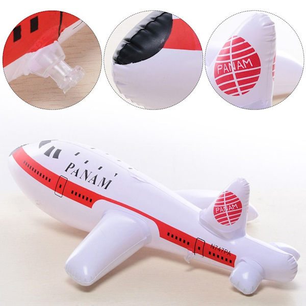 2st Tecknad flygplan VIT White