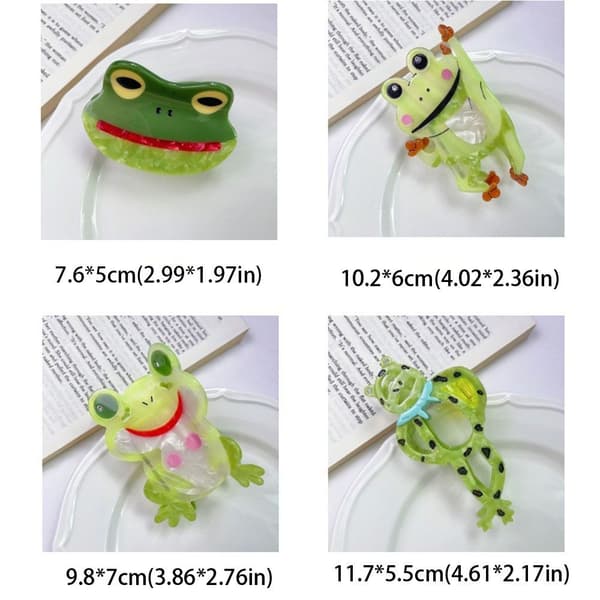 Groda Hårklämma Groda Hårklo DANSANDE GRODA DANSA GRODA dancing frog