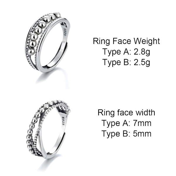 Angstring 925 Sterling Sølv C C C