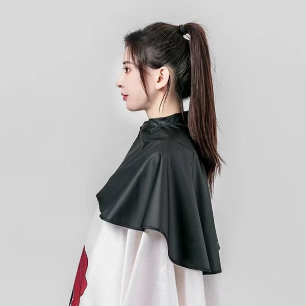 Barber Hair Cutting Cape Cloth Wrap Frisør Cape Hair-Cut Black