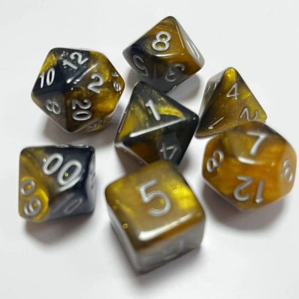 7 kpl / set DND Dice Polyhedral Dice 06 06 06
