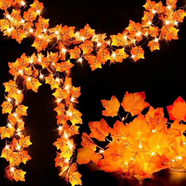 Maple Leaves Lighting Strings LED String Lights Starry Lights 16.4FT 40 LED