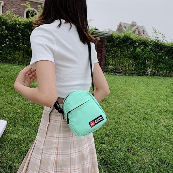 Mobil lerretsveske Crossbody dameveske GRÅ grey