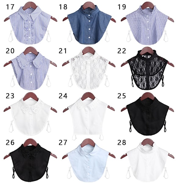 Skjorta Fake Collar Clothes Accessories 32 32
