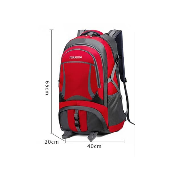60L Stor Rygsæk Sort black