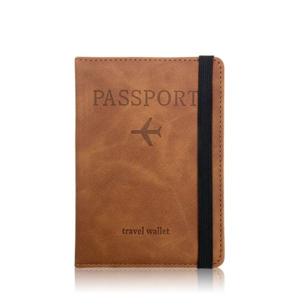 RFID Passholder Passport Bag BRUN brown