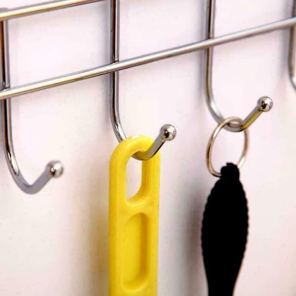 5 Hooks Rack Koti Kylpyhuone Organizer Pyyhe oven koukut
