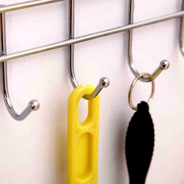 5 Krokar Rack Hem Badrum Organizer Handduk Dörrkrokar