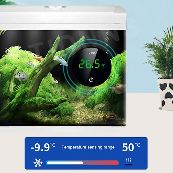 Akvarium termometer LCD Digital eksternt termometer Centigrade