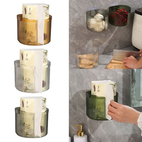 Toalettpapirholder Tissue Box GRÅ Grey