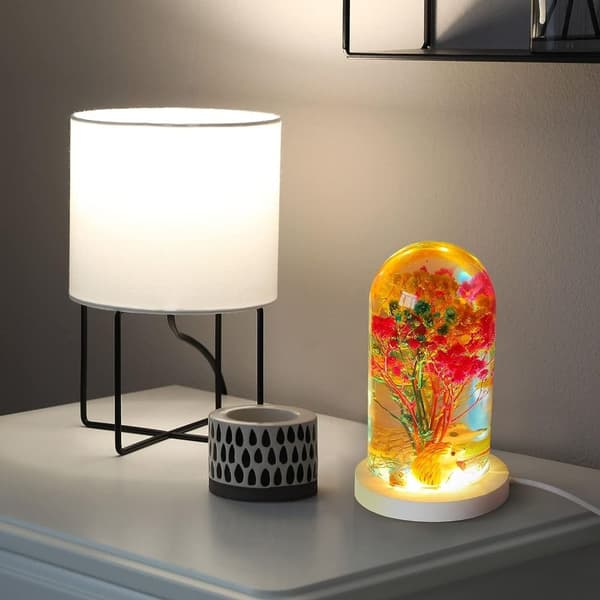 Harpiksform Silikonform HVIT LYS--2 STK HVIT LYS--2 STK White light--2Pcs