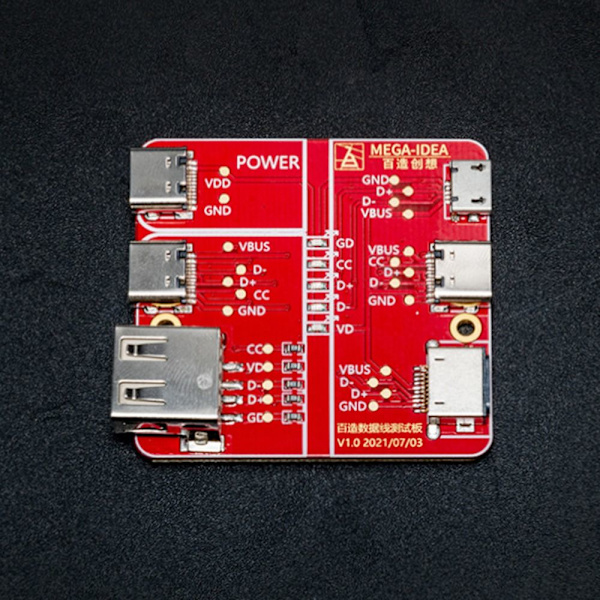 USB-kabeltester Data Wire Test Ladetestkort