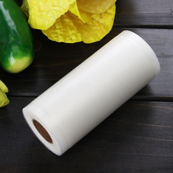7 Størrelse 500 cm Vacuum Sealer Poser Fruit Fresh Keeper Pouch 28x500cm