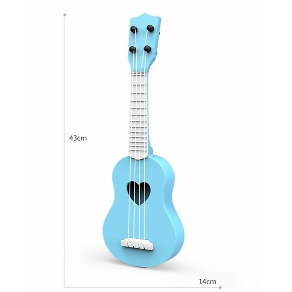 Simulering Guitar Mini Ukulele BLÅ Blue