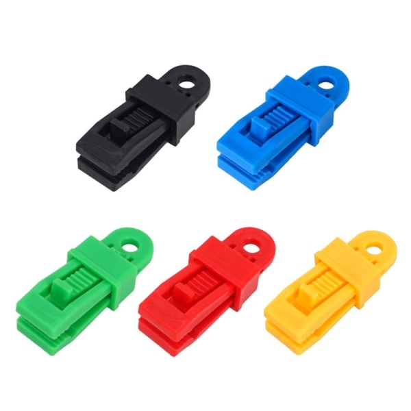 Tarp Clip Vindtauspenne GUL 10STK 10STK Yellow 10Pcs-10Pcs