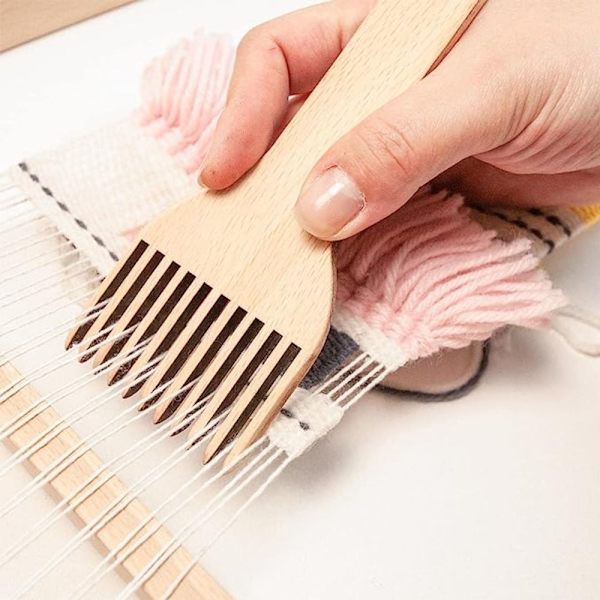 Comb Loom Weaving