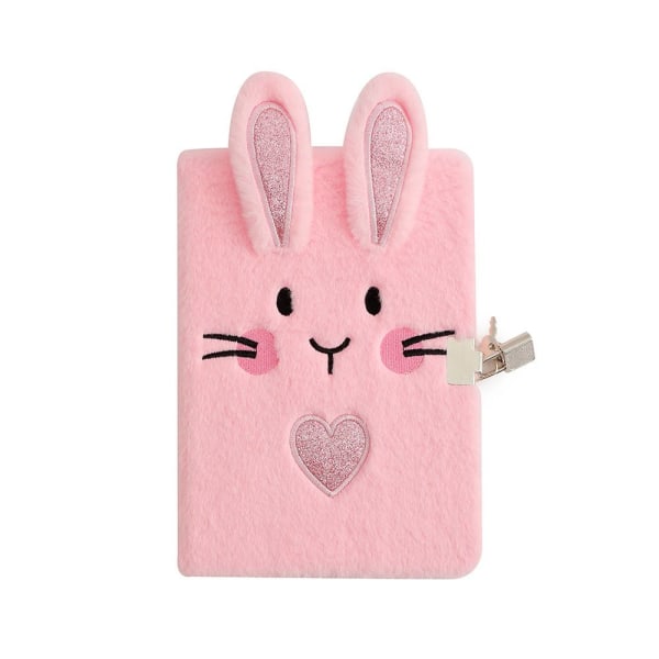 Cartoon Plysch Notepad Pocket Notebook ROSA Pink