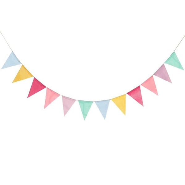 5 stk regnbuevimpelflaggbanner Triangle