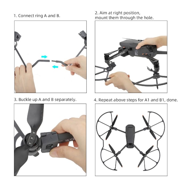 Propell Guard Protective Cover Drone tilbehør Grey