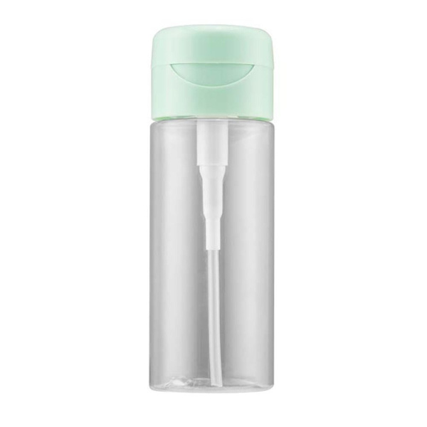 2 kpl Uudelleentäytettävät pullot Remover Cleaner Meikkipullo VIHREÄ Green 120ML