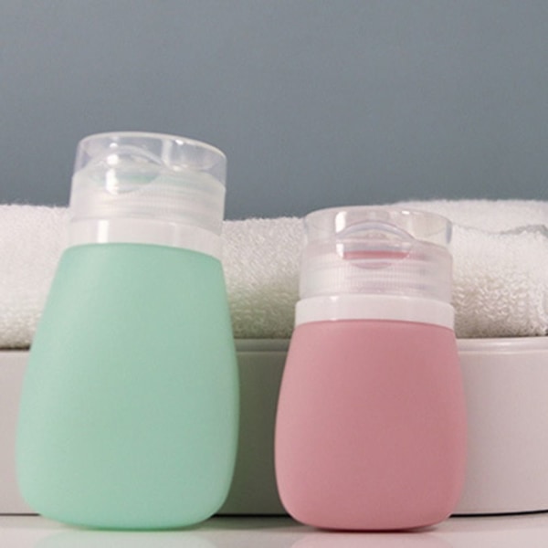 Resetoalettflaskor Kosmetiska förvaringsbehållare GRÅ 60ML Grey 60ml-60ml