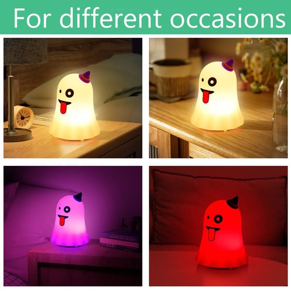 Halloween Party Ghost Grimace Night Light Touch Sensor