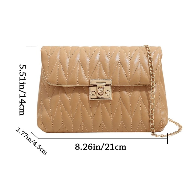Axelväska Messenger Bags KHAKI khaki