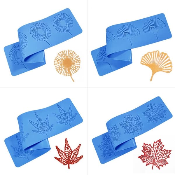 Cake Lace Mold Fondant Matt GINGKO LEAF GINGKO LEAF Gingko Leaf