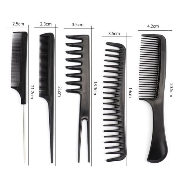 10st Set Hårkammar 7ST 7ST 7pcs