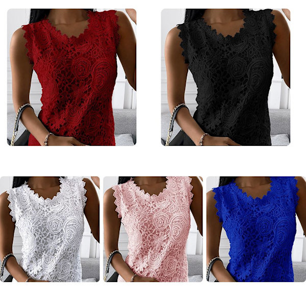 Naisten topit T-paita Vest Tee RED M red M