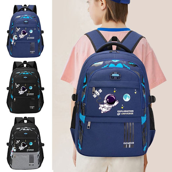 Børne Astronaut Rygsæk Børne Rygsæk SORT SMALL black small