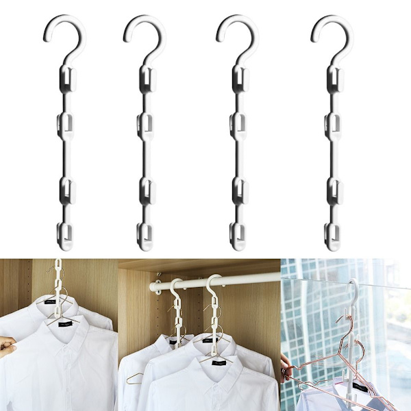 Tøjbøjle Skab Organizer 2STK 2STK 2pcs