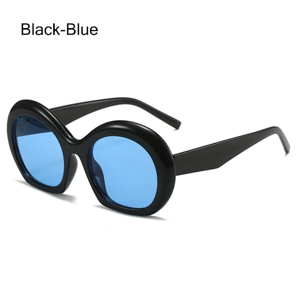 Halfmoon Solbriller Punk Solbriller SORT-BLÅ SORT-BLÅ Black-Blue