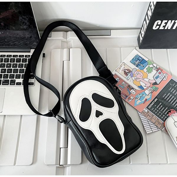 Ghost Bag Y2K väska Axelväskor Handväskor VIT white