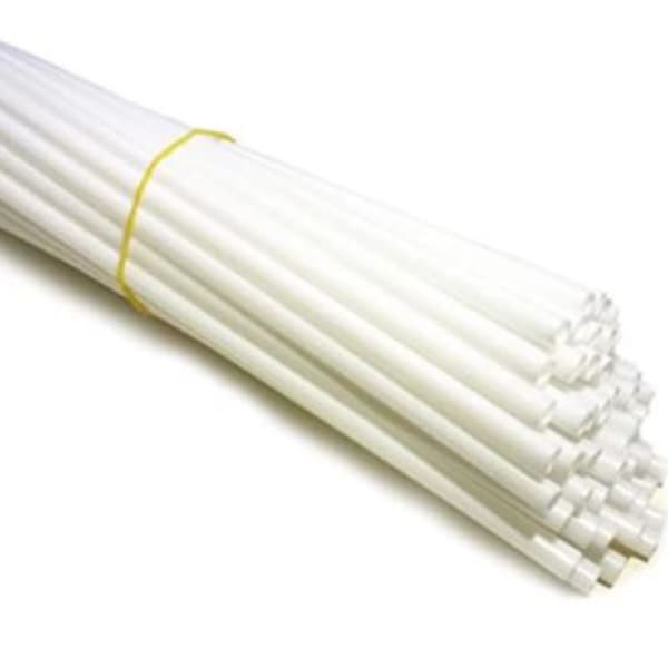 25 stk. hvide flag mini almindelig blanke