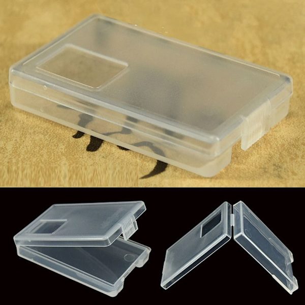 Transparent Förvaringslåda Smycken Pärlor Behållare 145X88X40MM 145x88x40mm