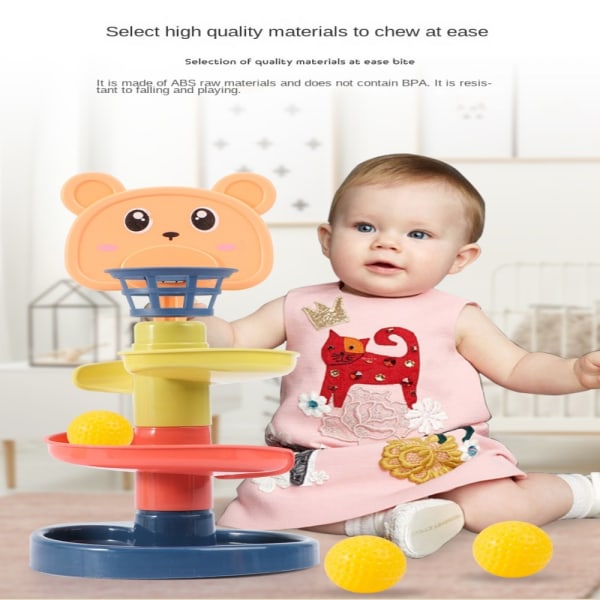 Rolling Ball Tower Baby Toy 7 LAG 7 LAG 7 layers