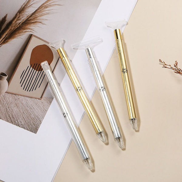 Pineapple Point Drill Pen Diamond Painting Pen SØLV Silver