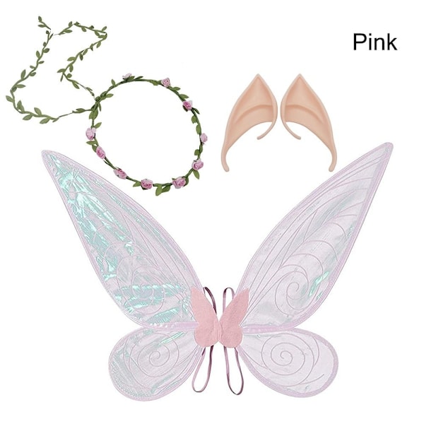 Halloween Fairy Wings Princess Angel Wings PINK Pink