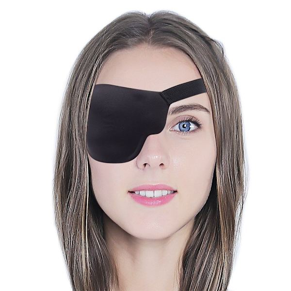 2 stk Amblyopia øjenmaske for bind for øjnene SORT VENSTRE ØJE VENSTRE ØJE black left eye-left eye