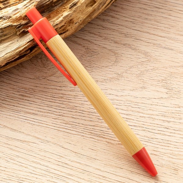 10 kpl Bamboo Pen kuulakärkikynä RED INK RED INK Red Ink