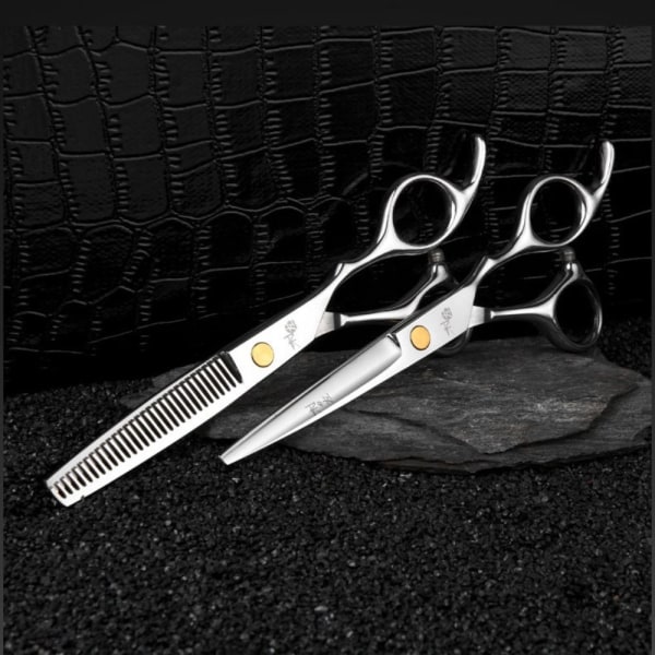 Klipningssaks Hårklippesaks SORT 8STK 8STK black 8PCS-8PCS