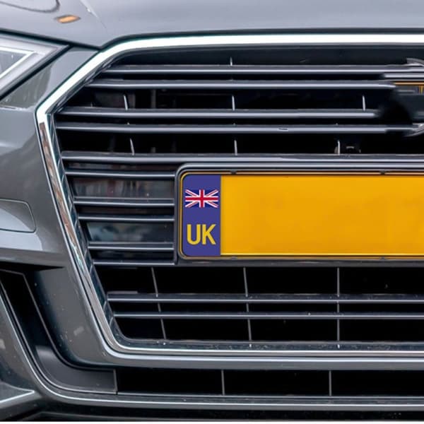 5 stk bilklistremerker nummerskilt D D D