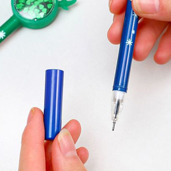 4 kpl Neutraali joulukynä Elk Sequins Pen MULTICOLOR multicolor
