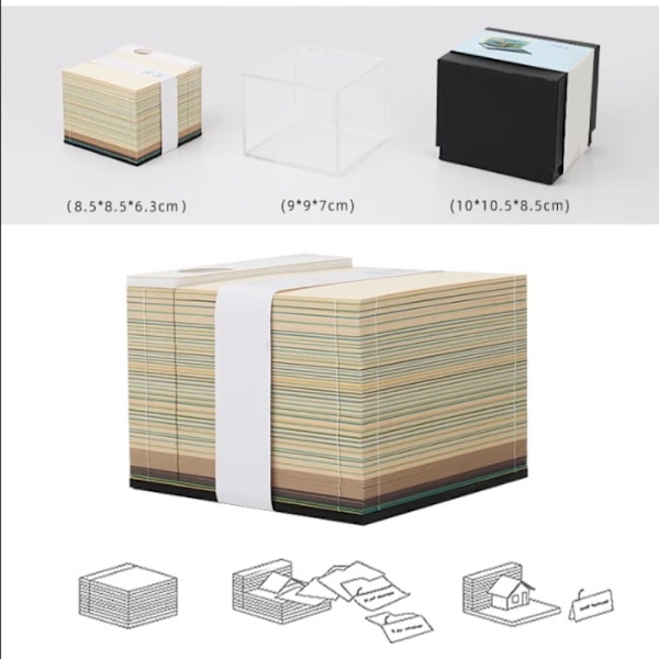 Memo Pad Art 3D Sticky Notes Marriage Tree Notesblok