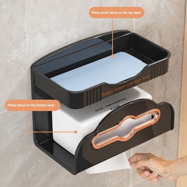 Toiletpapirholder Tissue Box GRÅ Grey